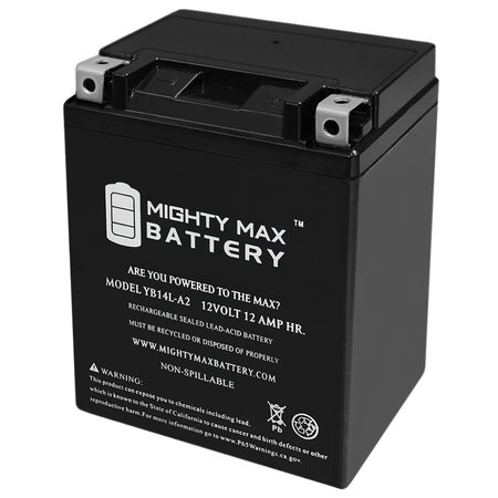 YB14L-A2 12V 12Ah Replacement Battery Compatible with Technical Precision YB14L-A2 -  MIGHTY MAX BATTERY, MAX3986694